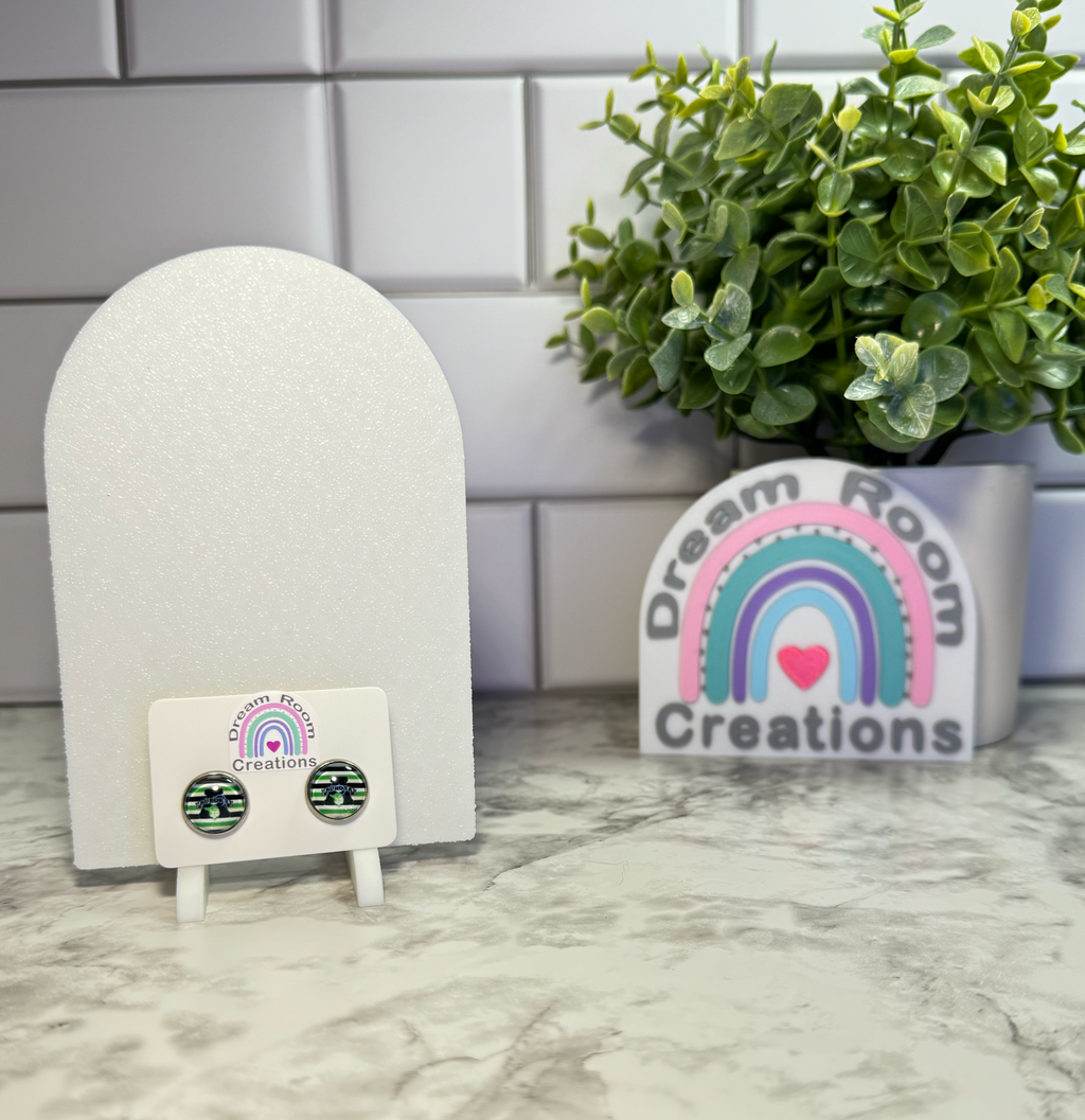 Aurora Stud Earrings Stripes