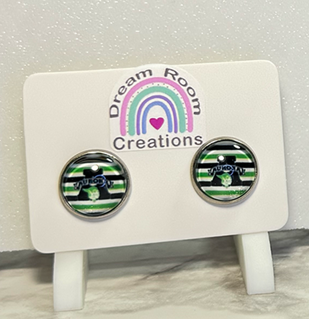 Aurora Stud Earrings Stripes
