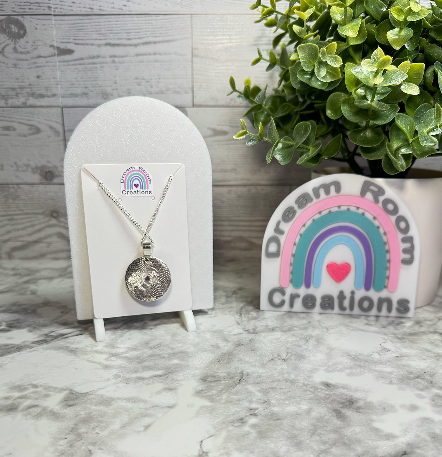 Riverdale Polka Milkyway Glass Necklace