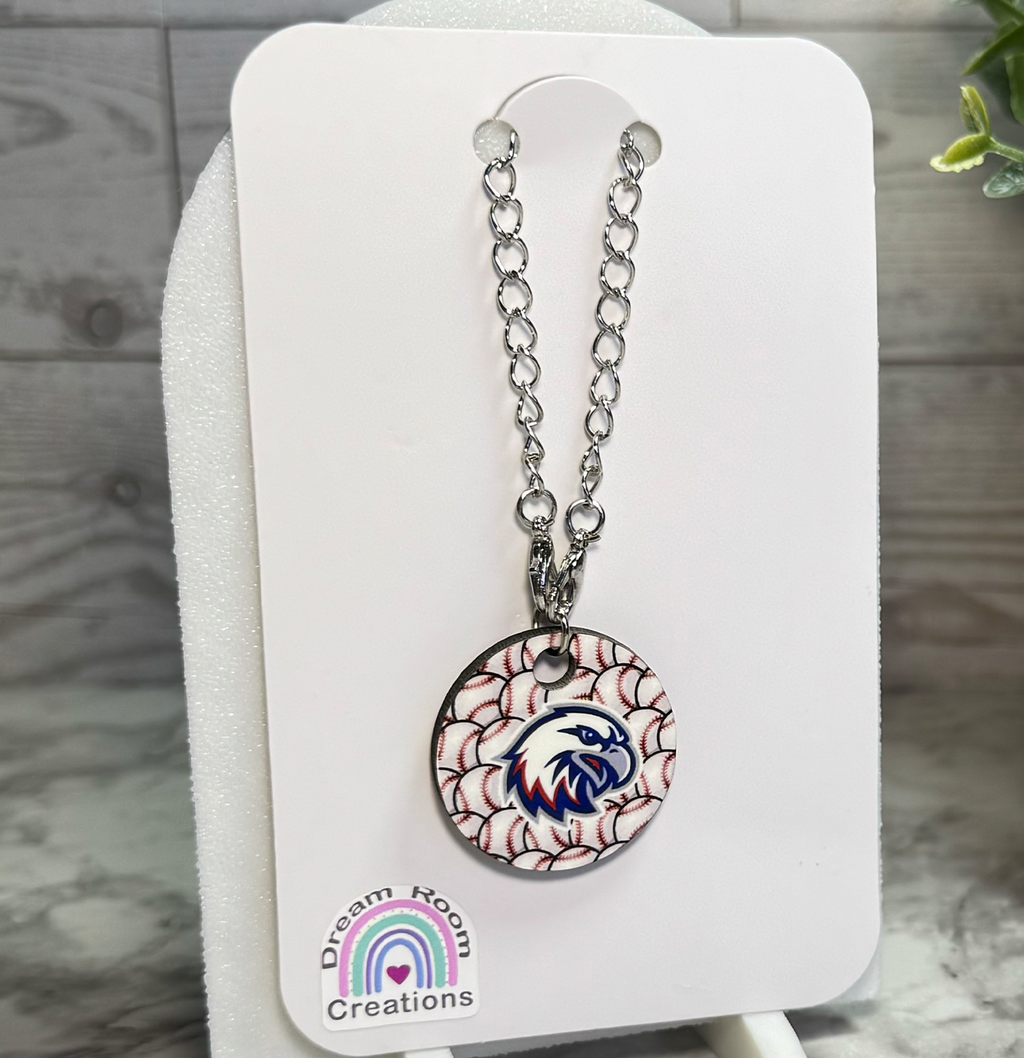 Liberty Benton Eagle Baseball Tumbler Charm