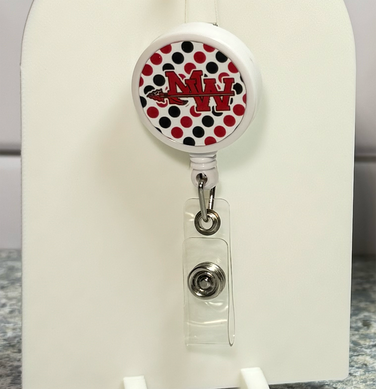 Mohawk Dots Badge Reel