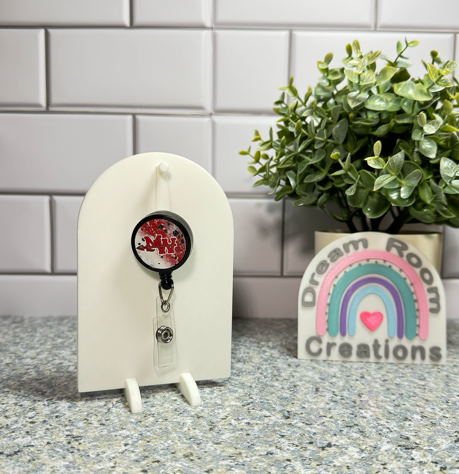 Mohawk Glitter Milkyway Badge Reel