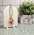 Mohawk Polka Dots Teardrop Necklace