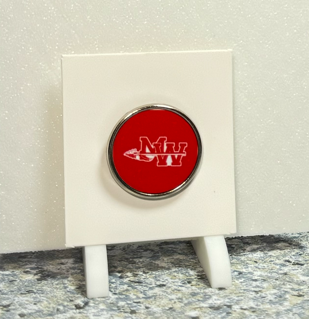 Mohawk Red Flairs Lapel Pin