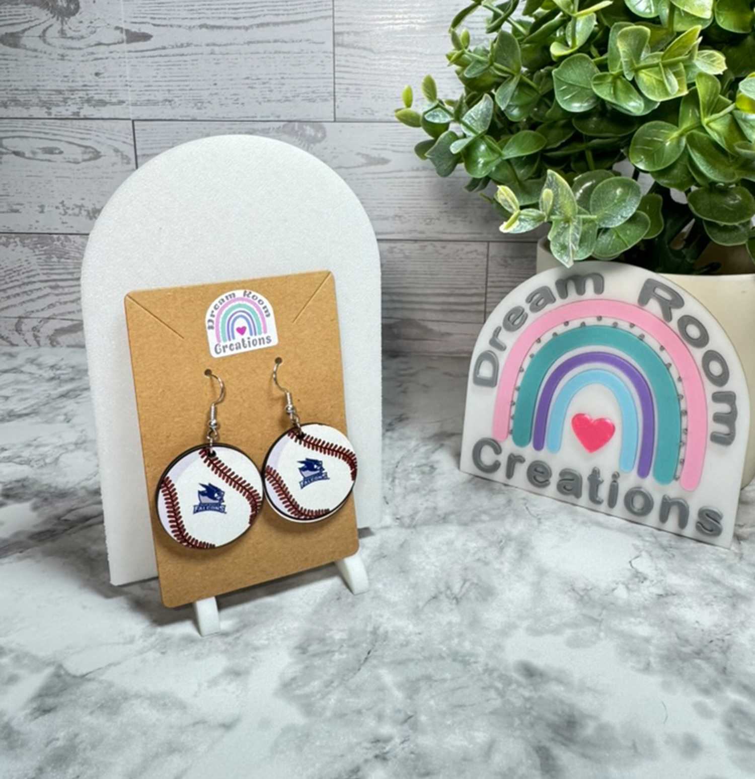 Riverdale Baseball Earrings