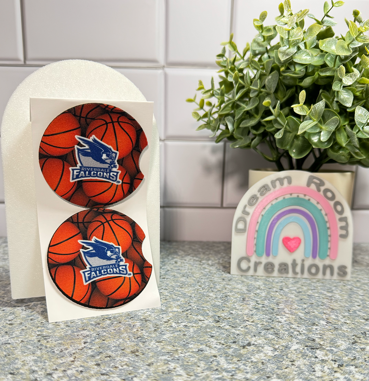 Riverdale Falcons Basketball Car Coasters