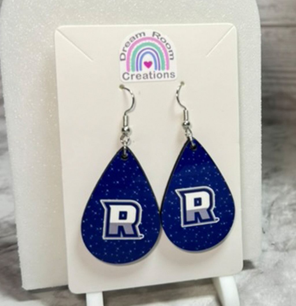Riverdale Blue Flairs Teardrop Earrings
