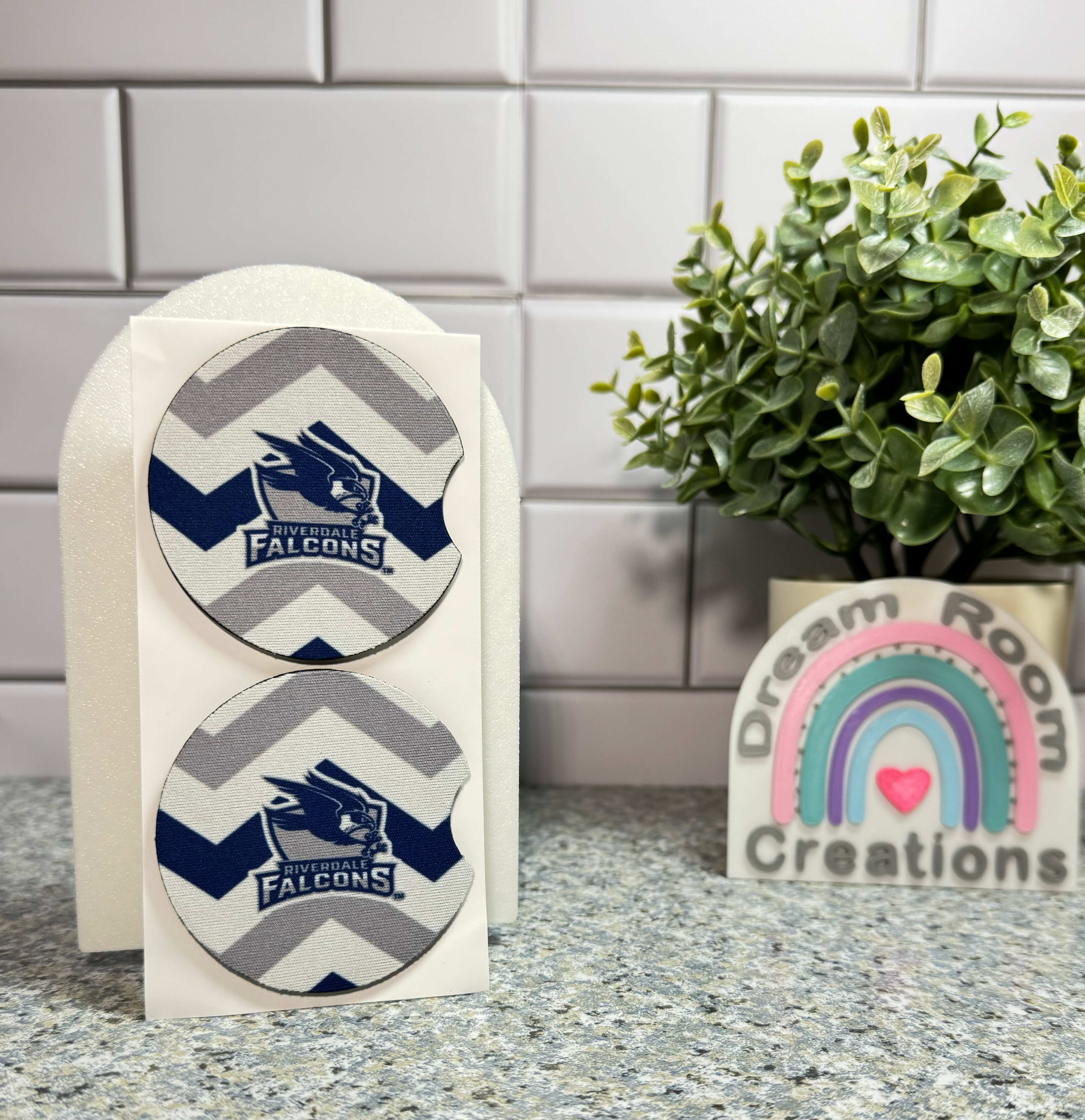 Riverdale Chevron Car Coasters