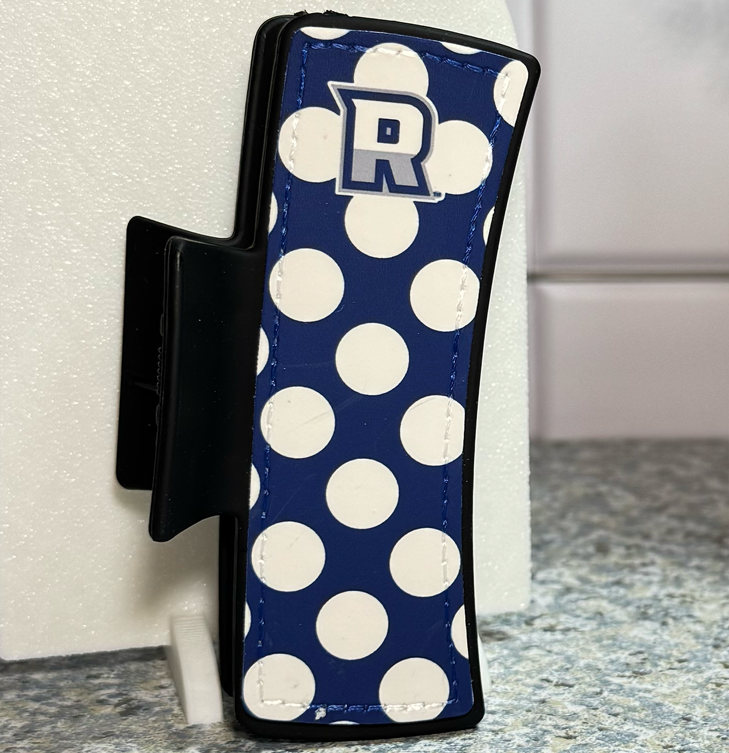 Riverdale Hair Clip Blue & White Dots