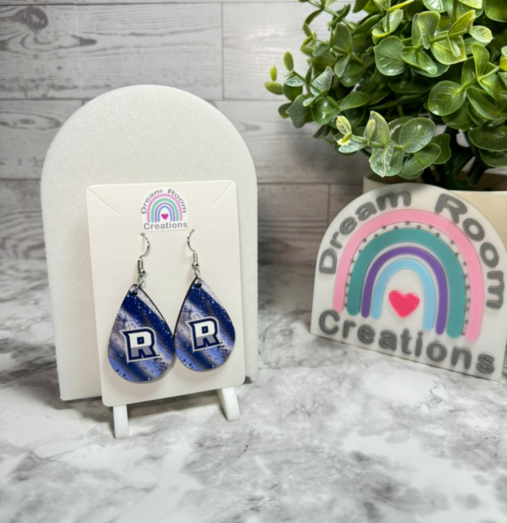 Riverdale Glitter Milkyway Teardrop Earrings