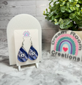 Riverdale Glitter Milkyway Teardrop Earrings