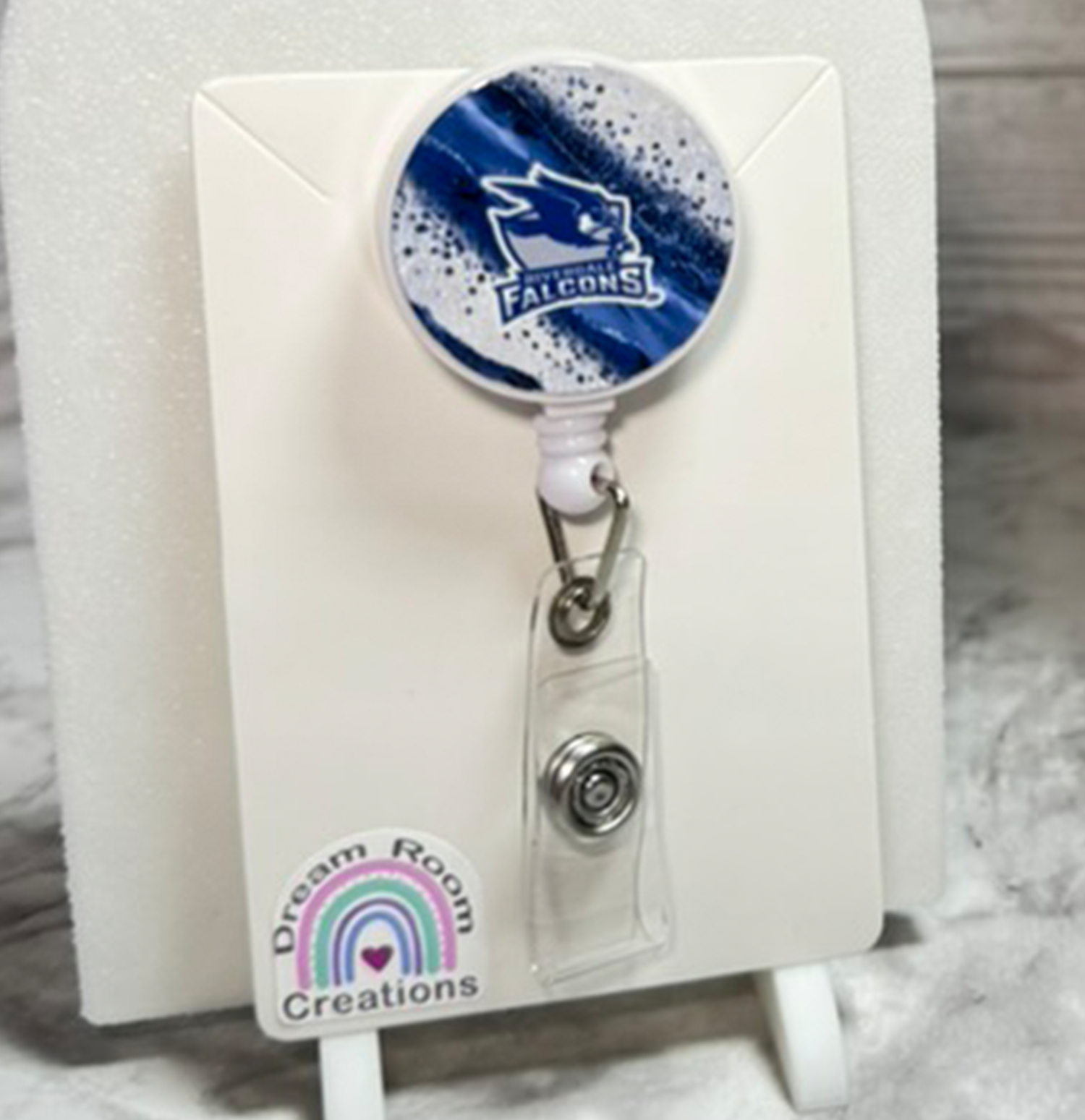 Riverdale Falcons Glitter Milkyway Badge Reel
