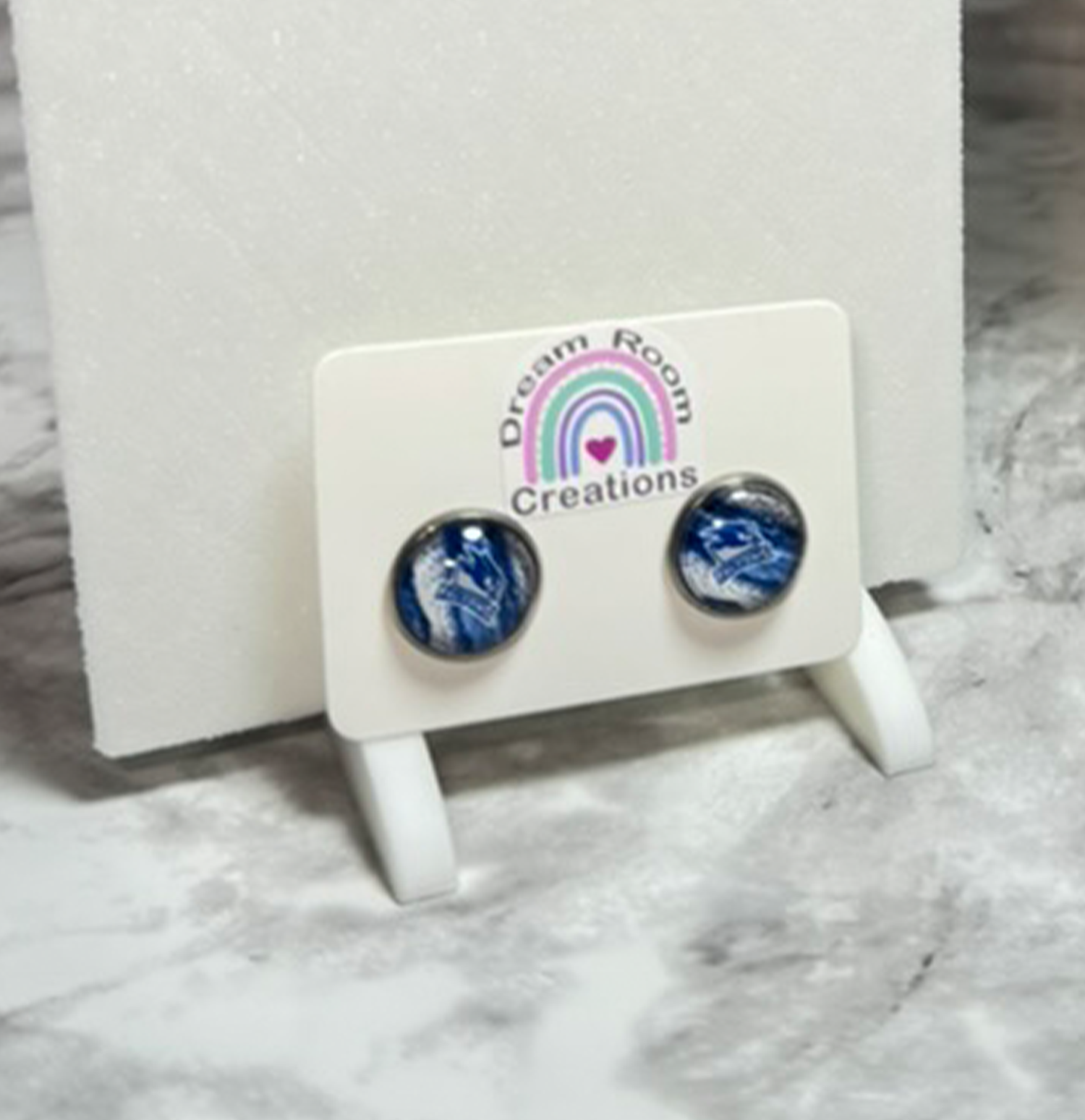 Riverdale Falcons Glitter Milkyway Stud Earrings