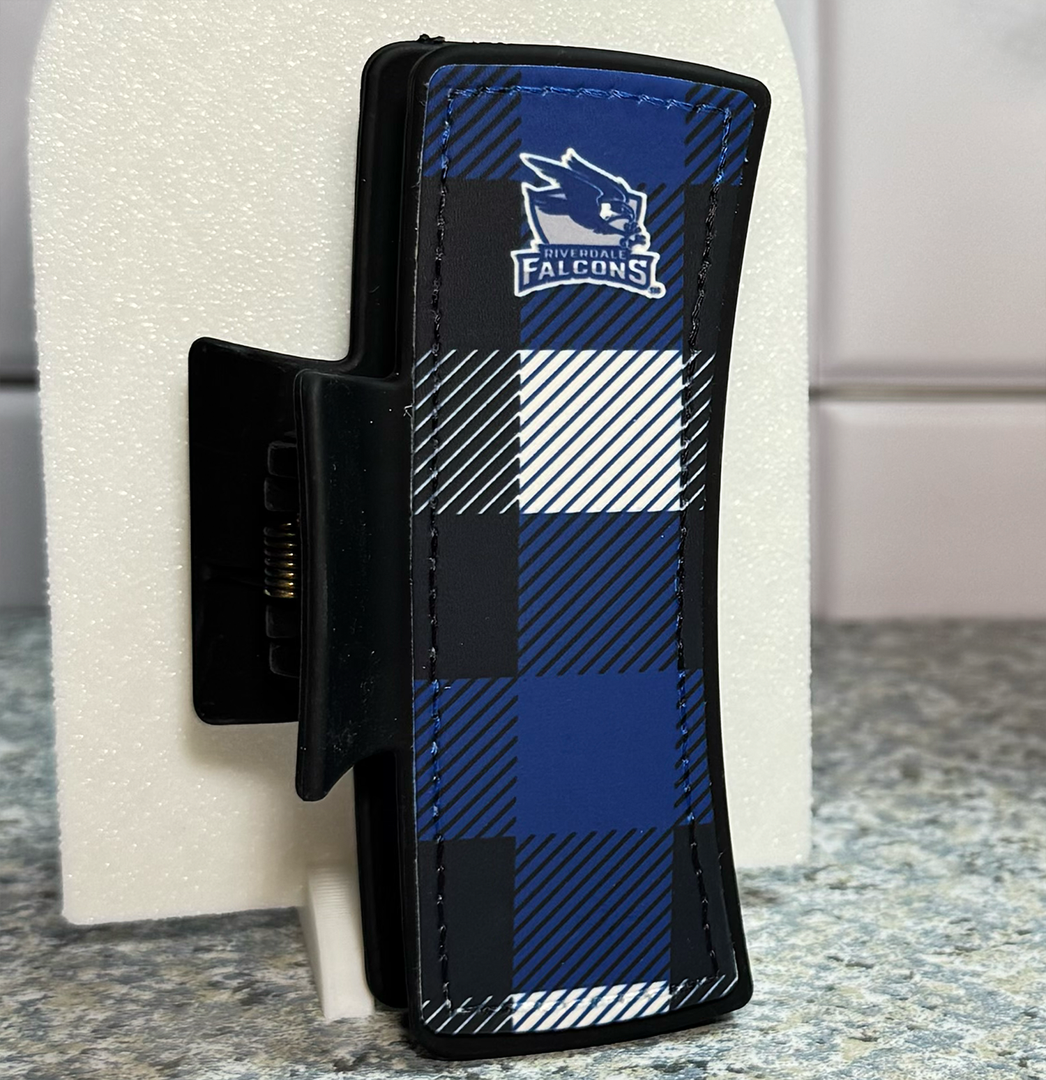 Riverdale Falcons Hair Clip Plaid