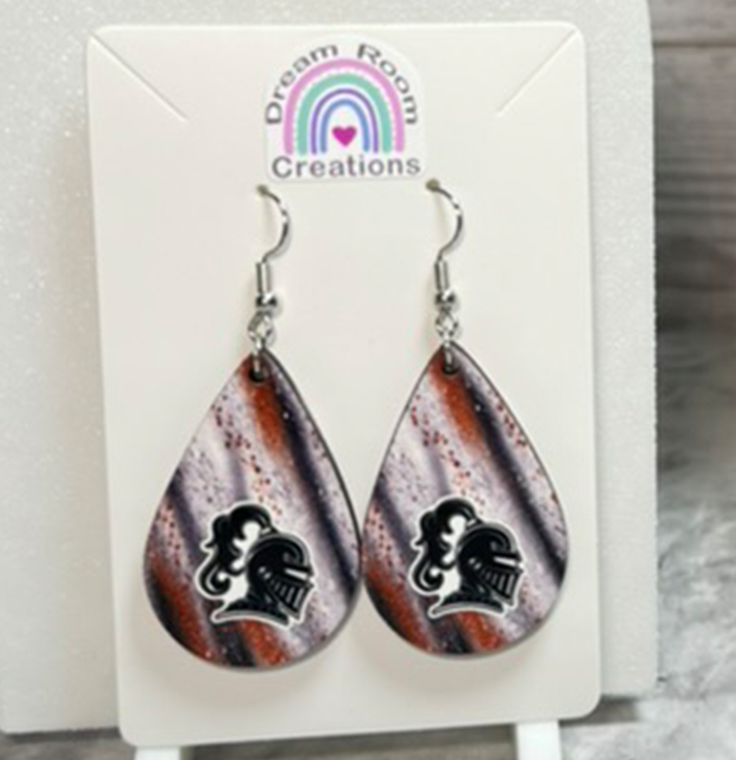 Van Buren Glitter Milkyway Teardrop Earrings