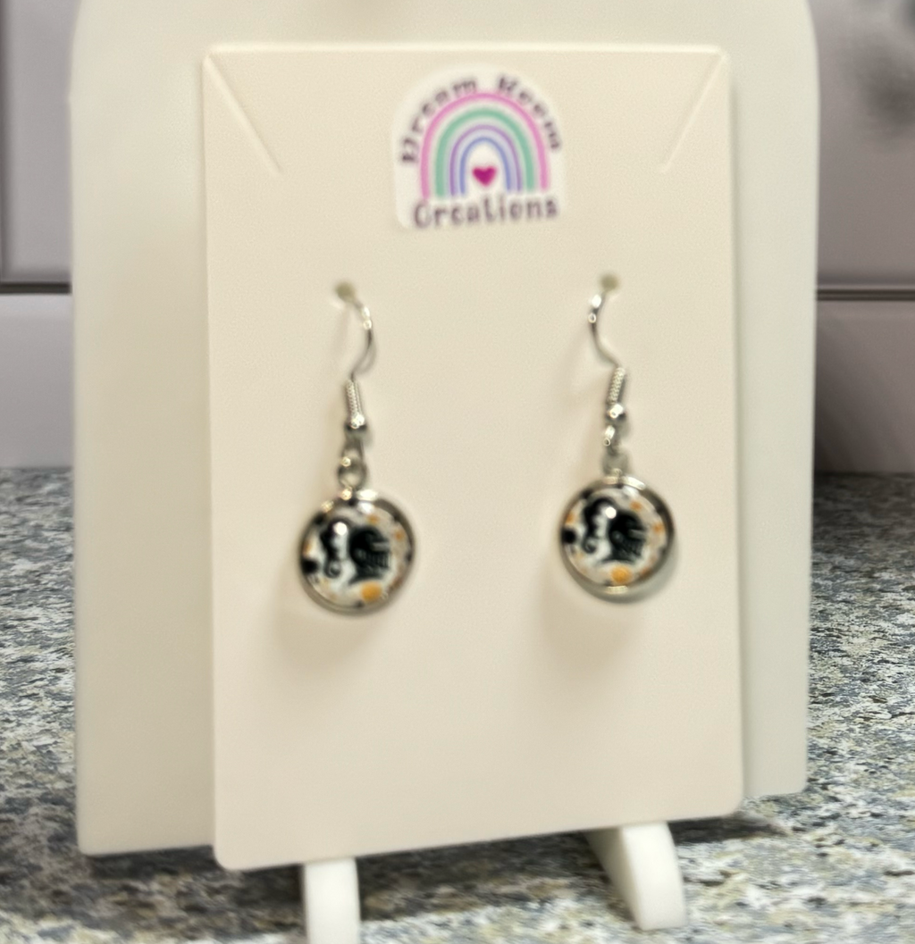 Van Buren Glass Dangle Earrings